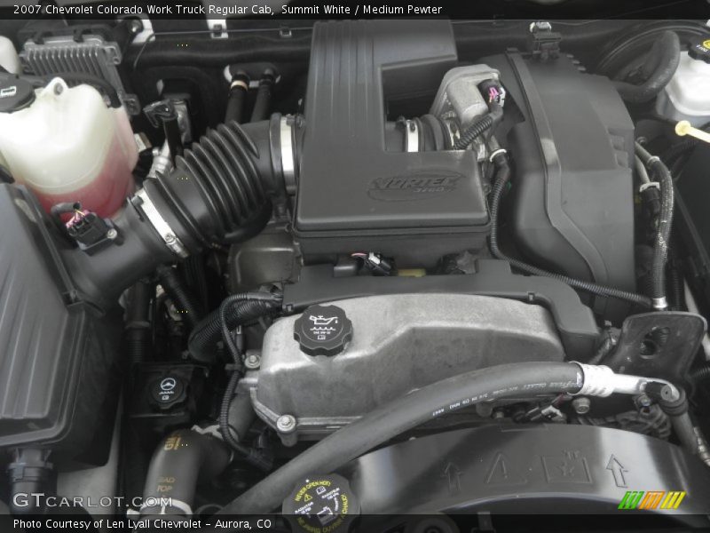 Summit White / Medium Pewter 2007 Chevrolet Colorado Work Truck Regular Cab