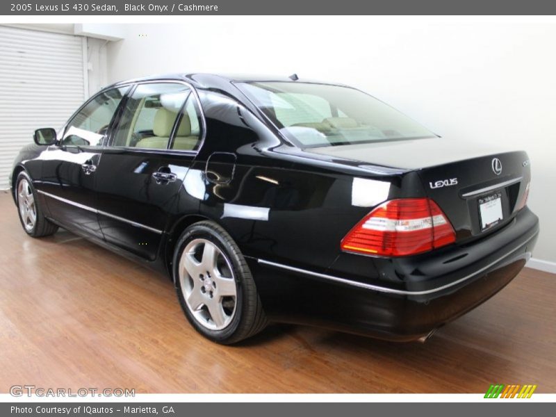 Black Onyx / Cashmere 2005 Lexus LS 430 Sedan