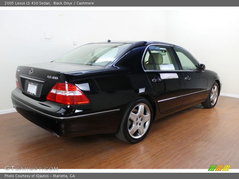 Black Onyx / Cashmere 2005 Lexus LS 430 Sedan