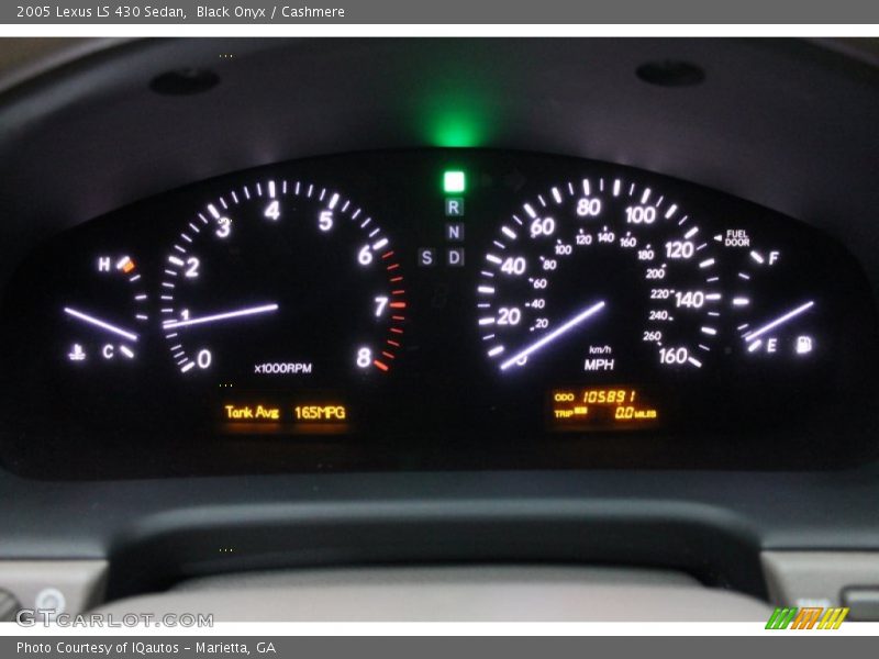 Black Onyx / Cashmere 2005 Lexus LS 430 Sedan