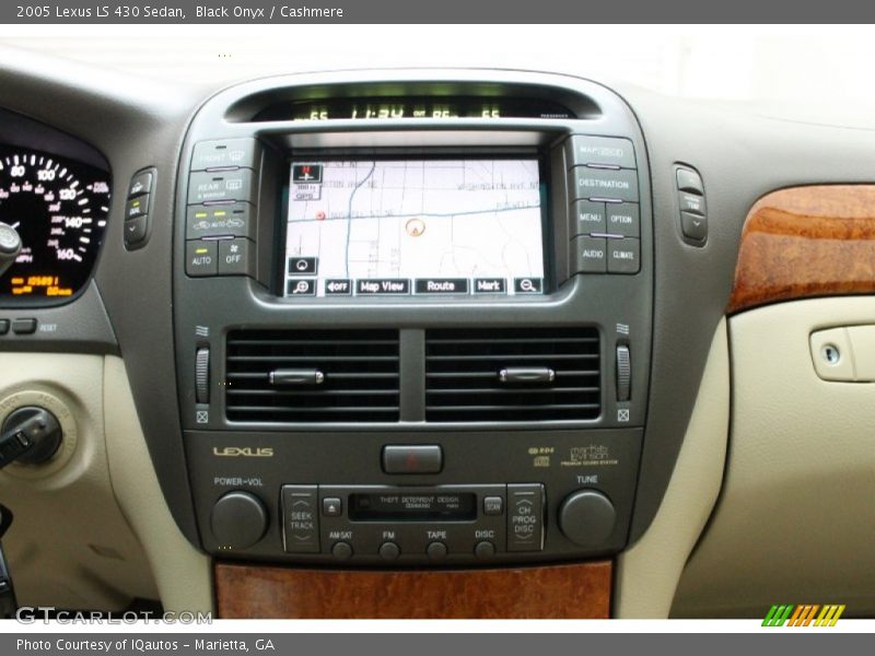Black Onyx / Cashmere 2005 Lexus LS 430 Sedan