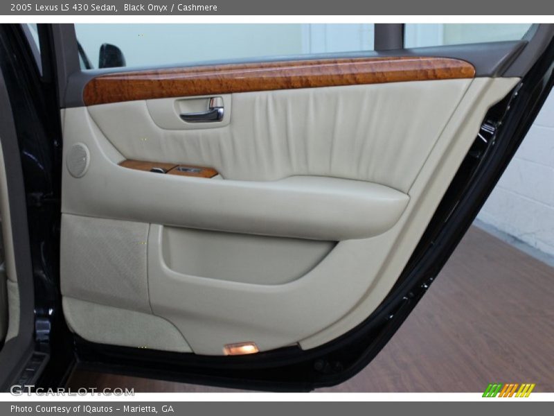Black Onyx / Cashmere 2005 Lexus LS 430 Sedan