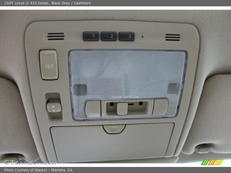 Black Onyx / Cashmere 2005 Lexus LS 430 Sedan
