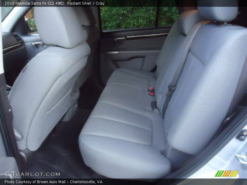 Radiant Silver / Gray 2010 Hyundai Santa Fe GLS 4WD
