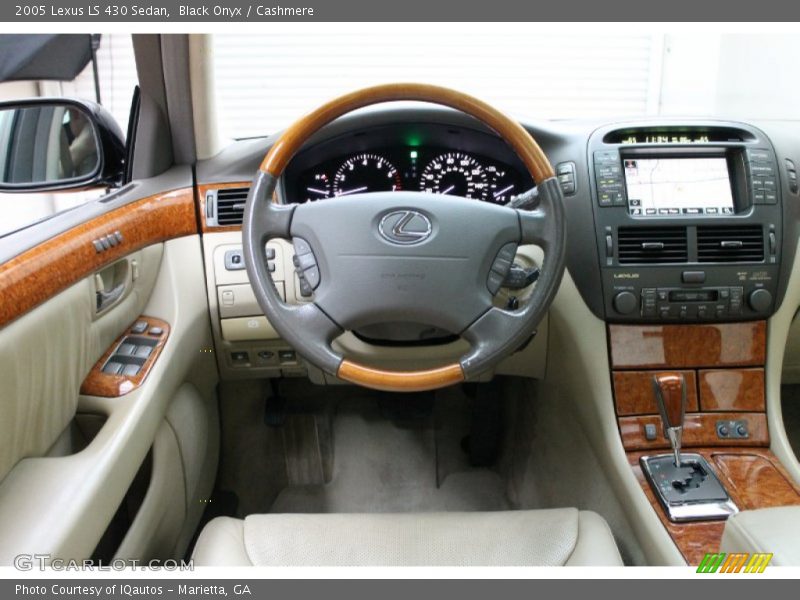 Black Onyx / Cashmere 2005 Lexus LS 430 Sedan