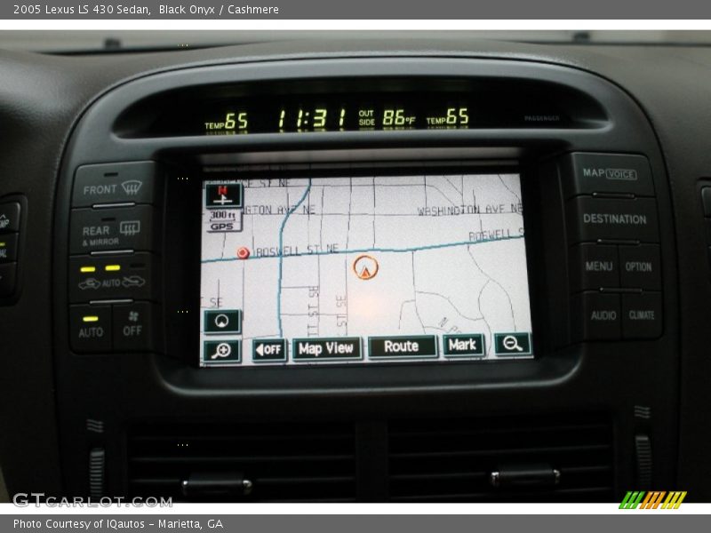 Black Onyx / Cashmere 2005 Lexus LS 430 Sedan