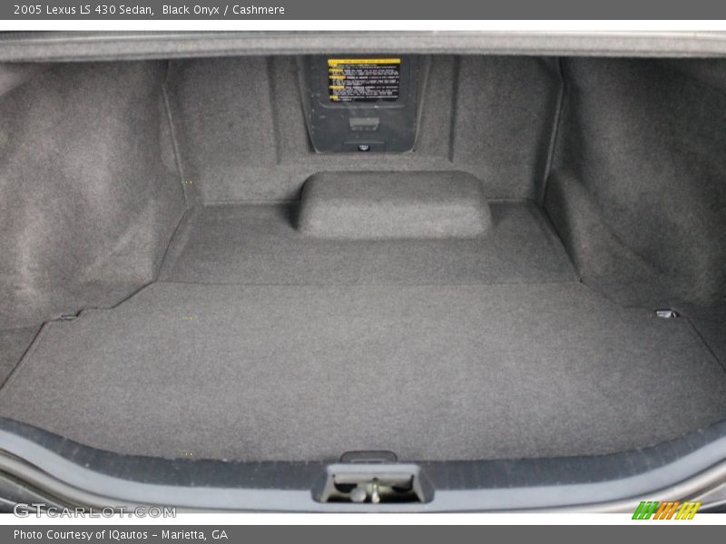 Black Onyx / Cashmere 2005 Lexus LS 430 Sedan