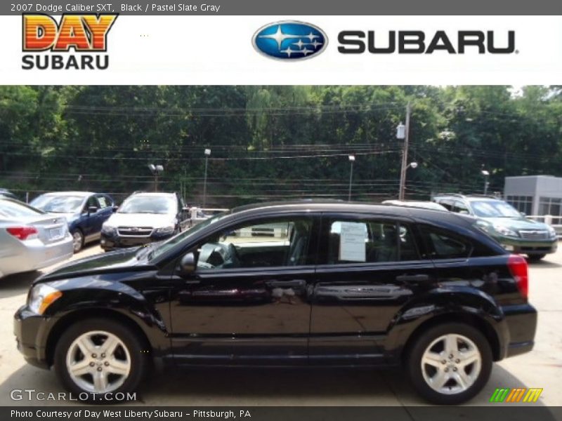 Black / Pastel Slate Gray 2007 Dodge Caliber SXT