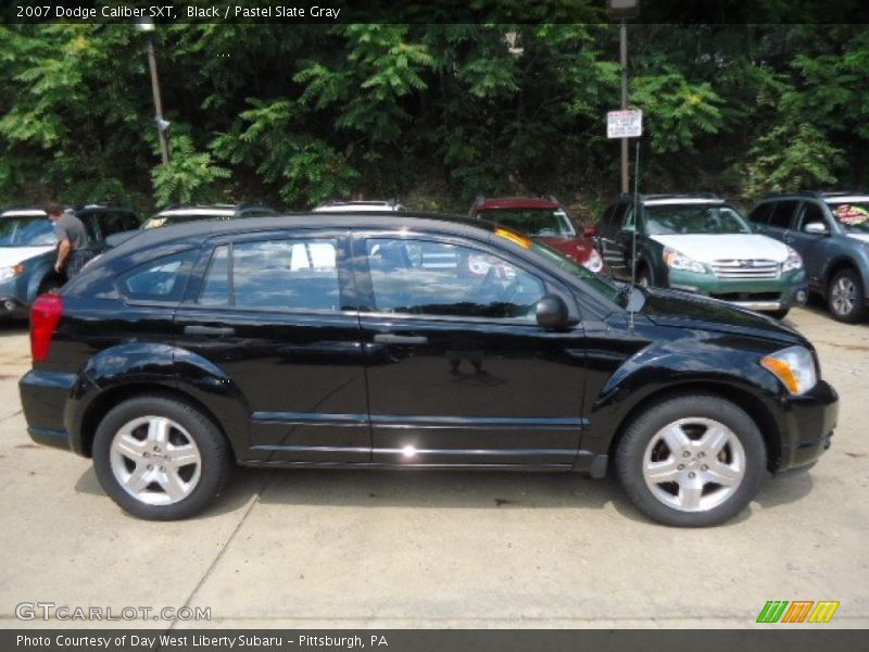 Black / Pastel Slate Gray 2007 Dodge Caliber SXT