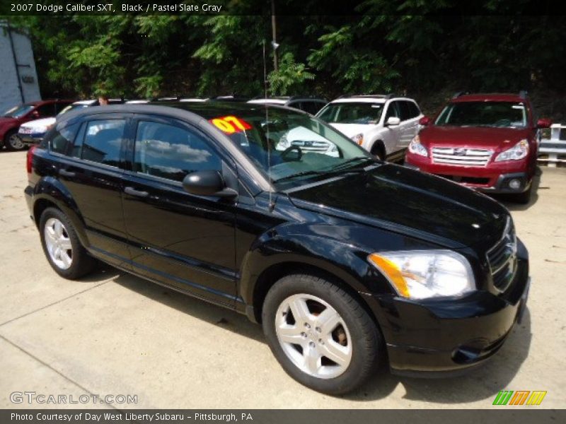 Black / Pastel Slate Gray 2007 Dodge Caliber SXT