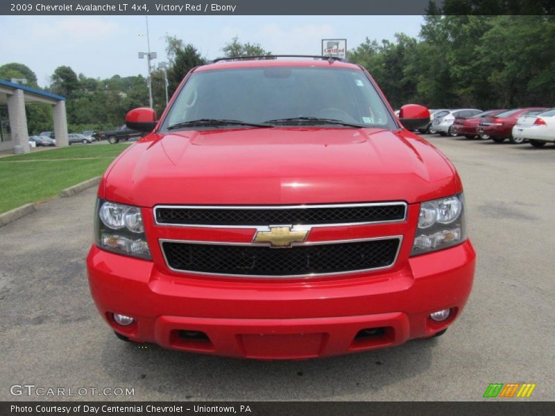 Victory Red / Ebony 2009 Chevrolet Avalanche LT 4x4