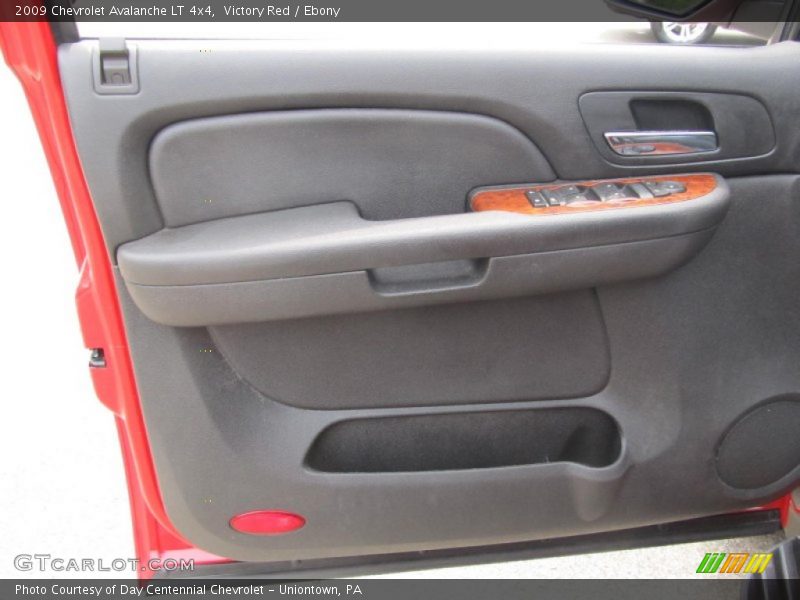 Victory Red / Ebony 2009 Chevrolet Avalanche LT 4x4