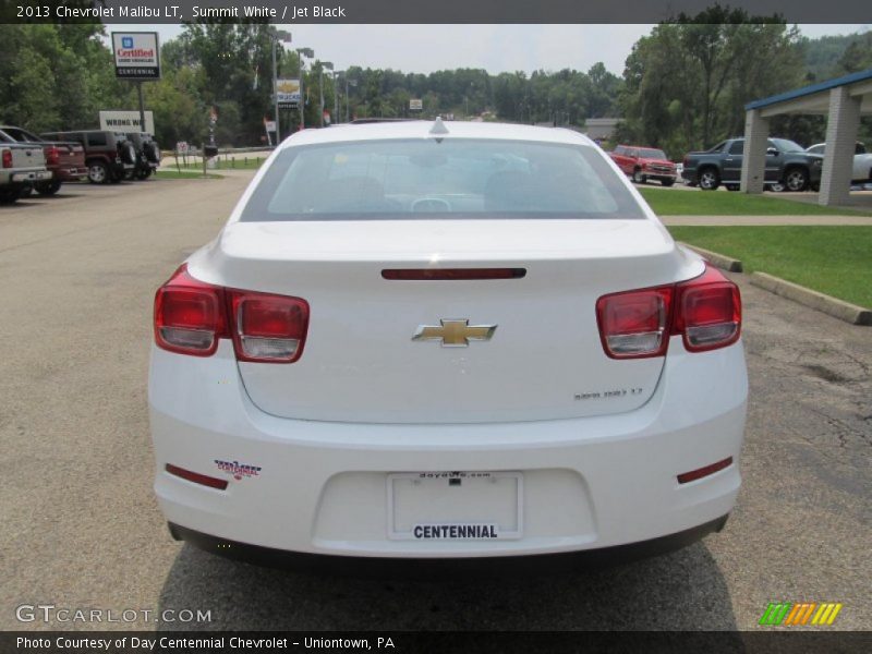 Summit White / Jet Black 2013 Chevrolet Malibu LT