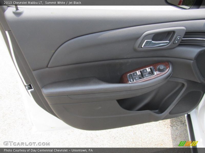 Summit White / Jet Black 2013 Chevrolet Malibu LT