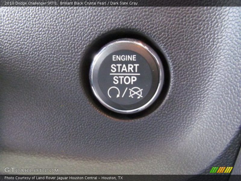 Brilliant Black Crystal Pearl / Dark Slate Gray 2010 Dodge Challenger SRT8