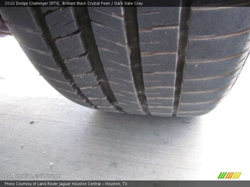 Brilliant Black Crystal Pearl / Dark Slate Gray 2010 Dodge Challenger SRT8