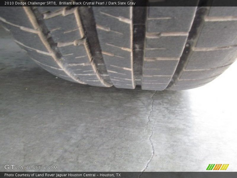 Brilliant Black Crystal Pearl / Dark Slate Gray 2010 Dodge Challenger SRT8