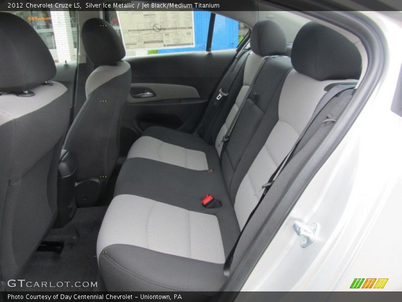 Silver Ice Metallic / Jet Black/Medium Titanium 2012 Chevrolet Cruze LS