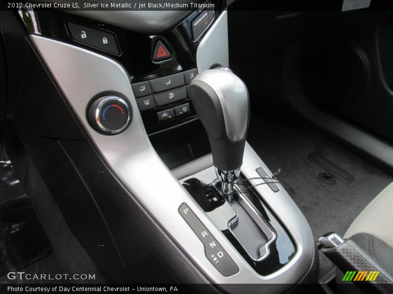 Silver Ice Metallic / Jet Black/Medium Titanium 2012 Chevrolet Cruze LS