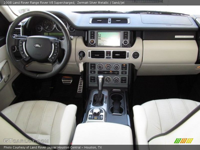 Zermatt Silver Metallic / Sand/Jet 2008 Land Rover Range Rover V8 Supercharged
