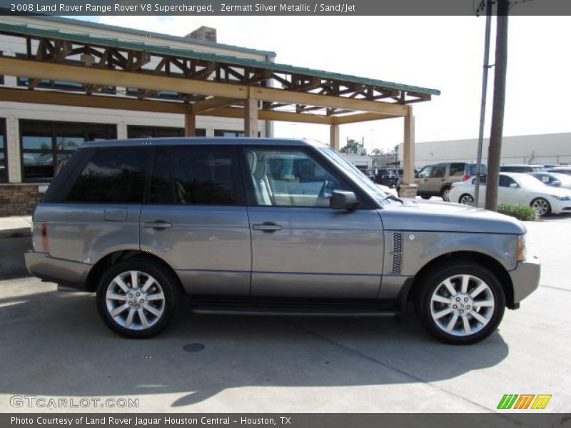 Zermatt Silver Metallic / Sand/Jet 2008 Land Rover Range Rover V8 Supercharged