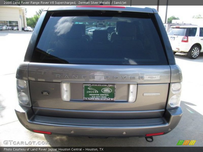 Zermatt Silver Metallic / Sand/Jet 2008 Land Rover Range Rover V8 Supercharged