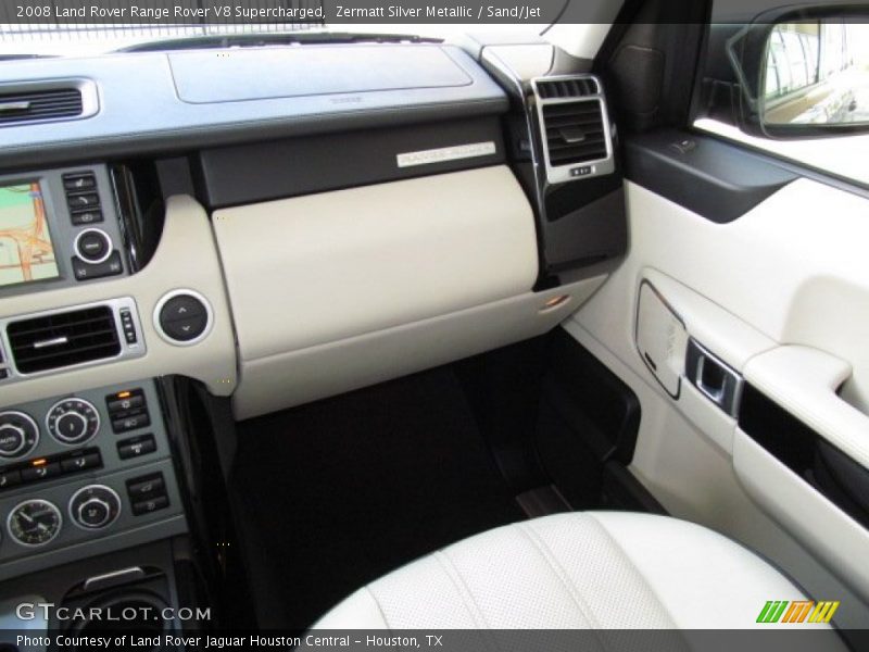 Zermatt Silver Metallic / Sand/Jet 2008 Land Rover Range Rover V8 Supercharged