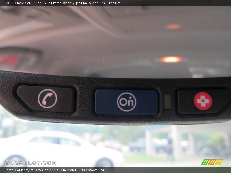 Summit White / Jet Black/Medium Titanium 2012 Chevrolet Cruze LS