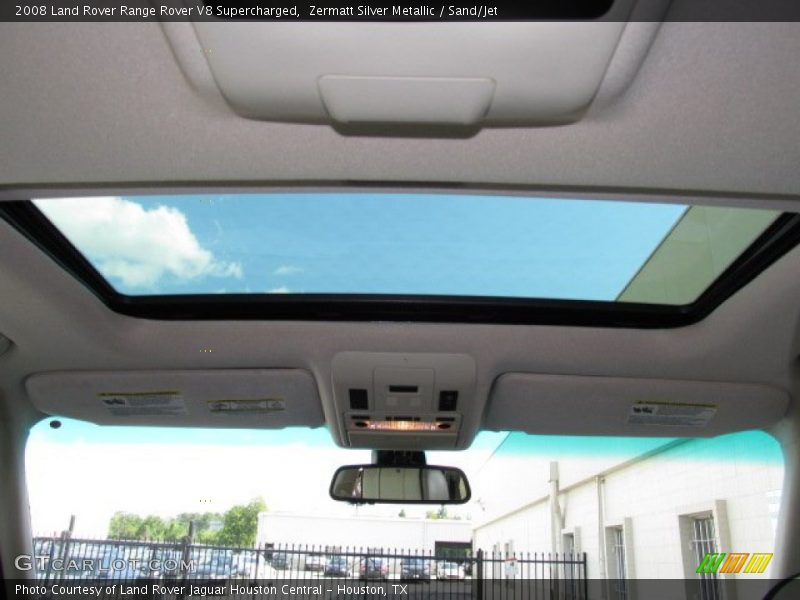 Zermatt Silver Metallic / Sand/Jet 2008 Land Rover Range Rover V8 Supercharged