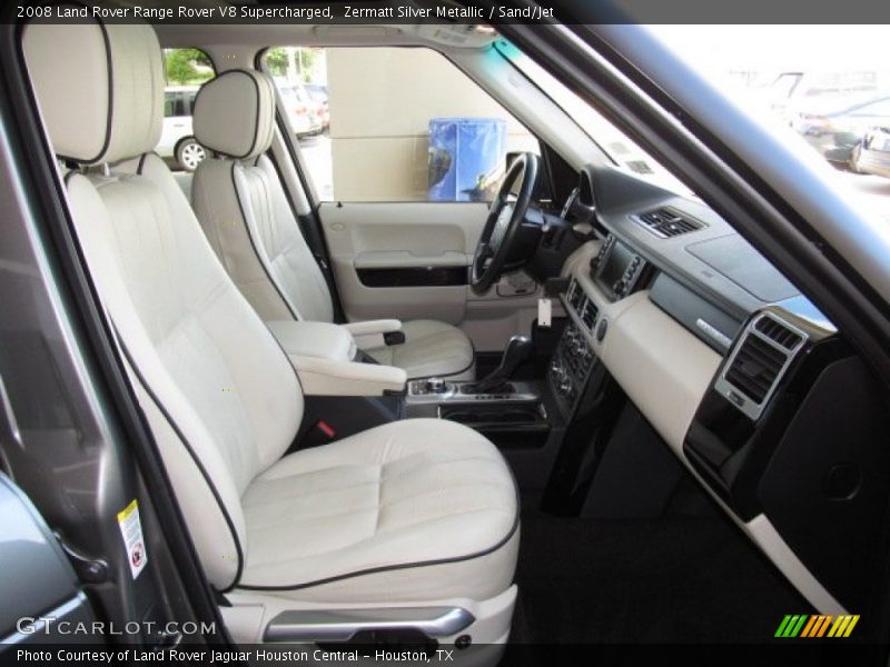 Zermatt Silver Metallic / Sand/Jet 2008 Land Rover Range Rover V8 Supercharged