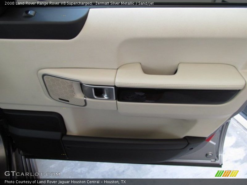 Zermatt Silver Metallic / Sand/Jet 2008 Land Rover Range Rover V8 Supercharged