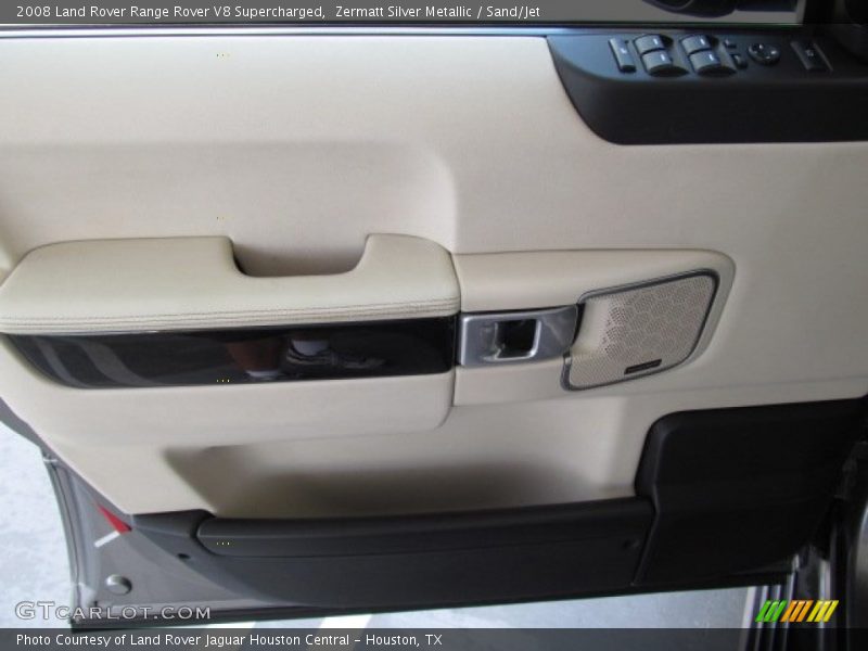 Zermatt Silver Metallic / Sand/Jet 2008 Land Rover Range Rover V8 Supercharged