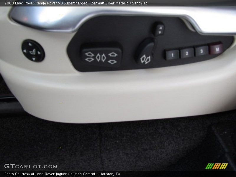 Zermatt Silver Metallic / Sand/Jet 2008 Land Rover Range Rover V8 Supercharged