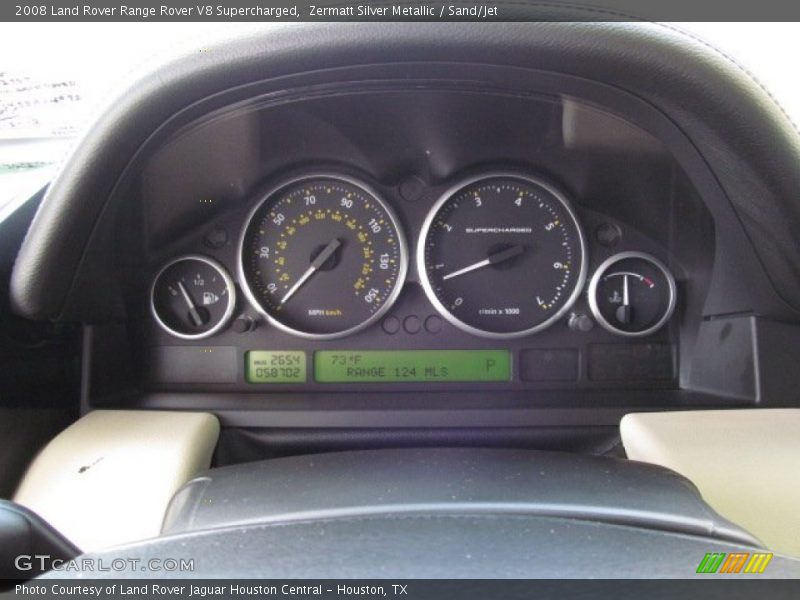 Zermatt Silver Metallic / Sand/Jet 2008 Land Rover Range Rover V8 Supercharged