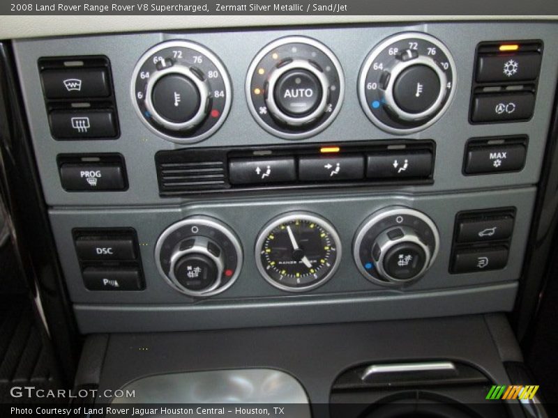 Zermatt Silver Metallic / Sand/Jet 2008 Land Rover Range Rover V8 Supercharged