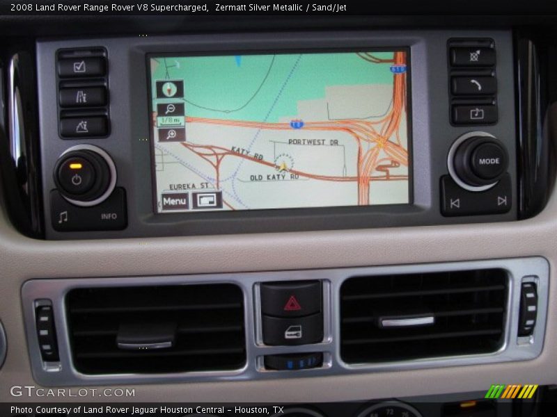 Zermatt Silver Metallic / Sand/Jet 2008 Land Rover Range Rover V8 Supercharged