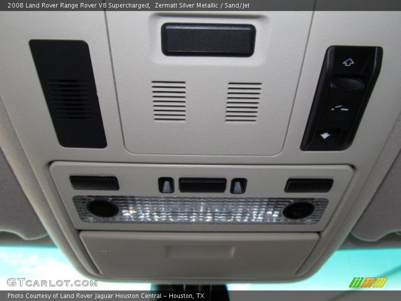 Zermatt Silver Metallic / Sand/Jet 2008 Land Rover Range Rover V8 Supercharged