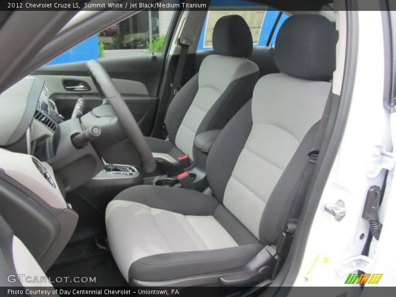 Summit White / Jet Black/Medium Titanium 2012 Chevrolet Cruze LS