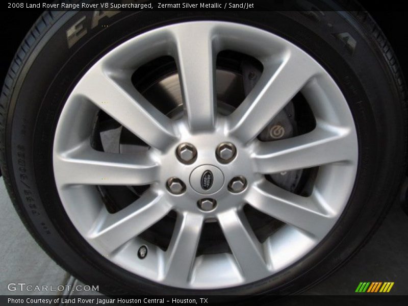 Zermatt Silver Metallic / Sand/Jet 2008 Land Rover Range Rover V8 Supercharged