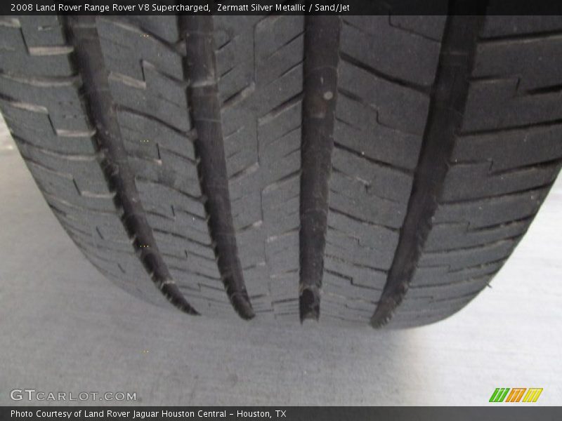 Zermatt Silver Metallic / Sand/Jet 2008 Land Rover Range Rover V8 Supercharged