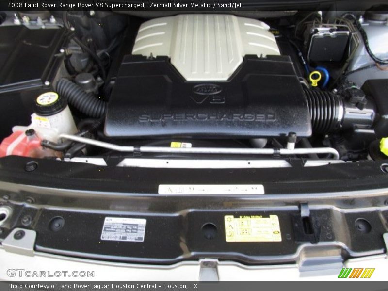 Zermatt Silver Metallic / Sand/Jet 2008 Land Rover Range Rover V8 Supercharged