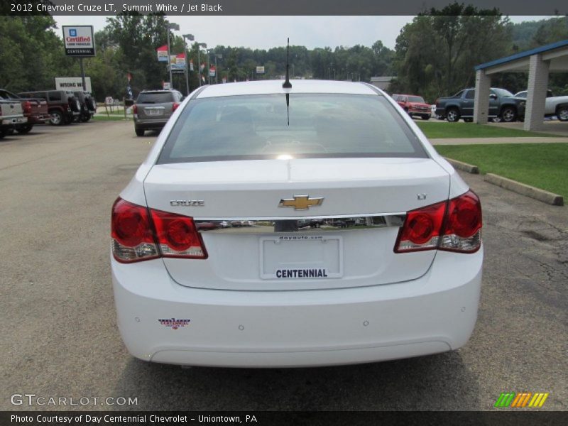 Summit White / Jet Black 2012 Chevrolet Cruze LT