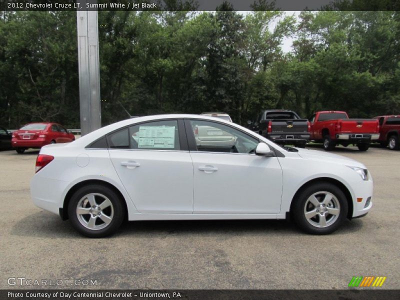 Summit White / Jet Black 2012 Chevrolet Cruze LT
