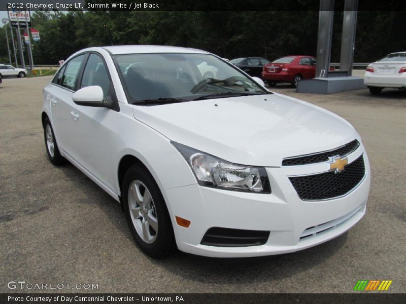 Summit White / Jet Black 2012 Chevrolet Cruze LT