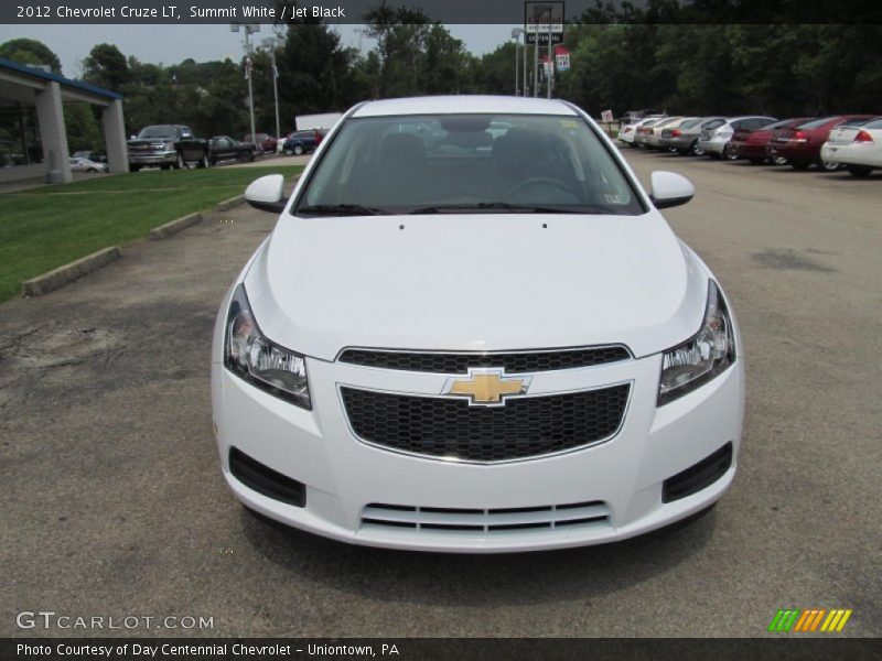Summit White / Jet Black 2012 Chevrolet Cruze LT