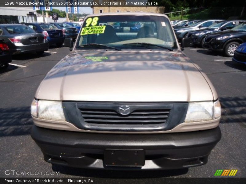 Light Prairie Tan Metallic / Beige 1998 Mazda B-Series Truck B2500 SX Regular Cab