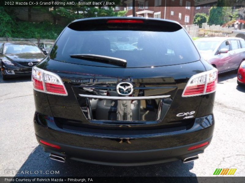 Brilliant Black / Black 2012 Mazda CX-9 Grand Touring AWD