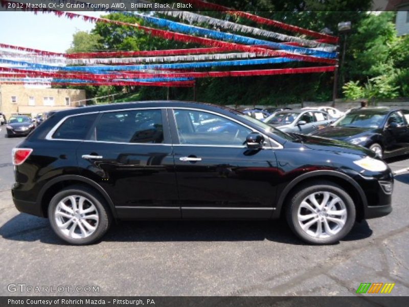 Brilliant Black / Black 2012 Mazda CX-9 Grand Touring AWD
