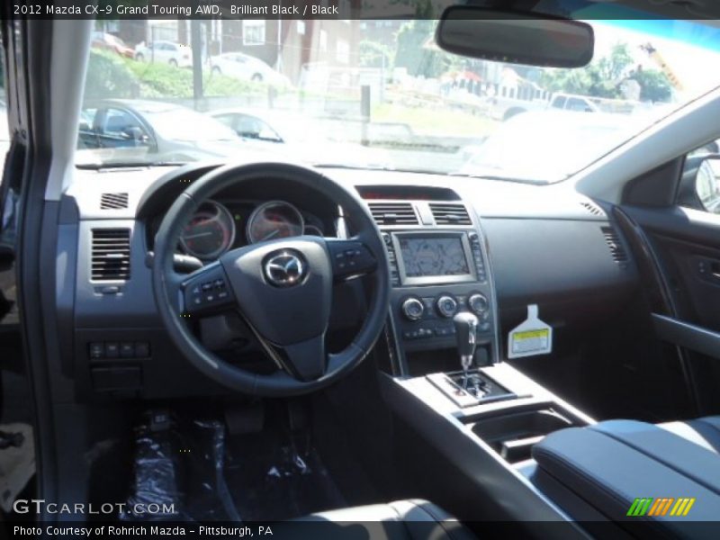 Brilliant Black / Black 2012 Mazda CX-9 Grand Touring AWD