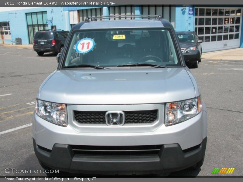 Alabaster Silver Metallic / Gray 2011 Honda Element EX 4WD